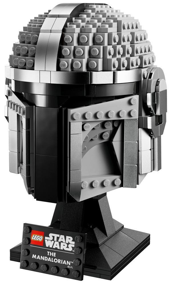 the mandalorian helmet lego