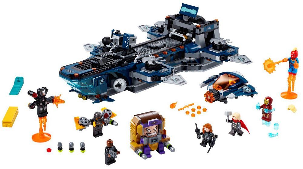 lego marvel helicarrier set