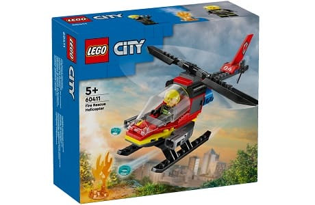 Lego City 60411 Fire Rescue Helicopter