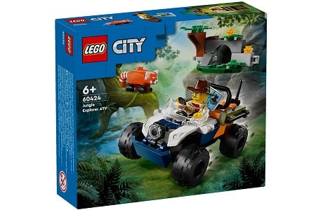 Lego City 60424 Jungle Explorer ATV Red Panda Mission