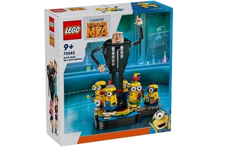 Lego Minions 75582 Brick-Built Gru and Minions