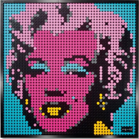 lego art andy warhol