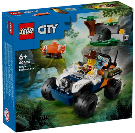 Lego City 60424 Jungle Explorer ATV Red Panda Mission