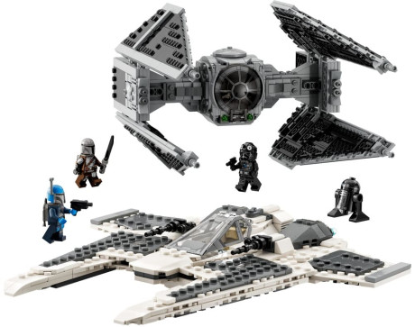 Lego Star Wars 75348 Mandalorian Fang Fighter vs. TIE Interceptor-1