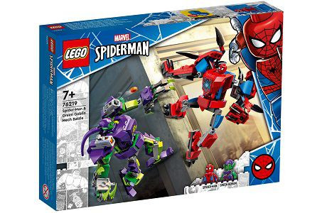 Lego Marvel Super Heroes 76219 Spider-Man and Green Goblin Mech Battle