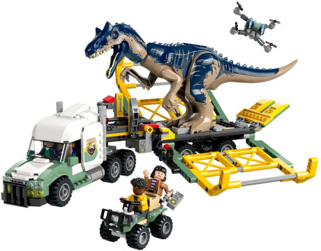 Lego Jurassic World 76966 Dinosaur Missions: Allosaurus Transport Truck-1